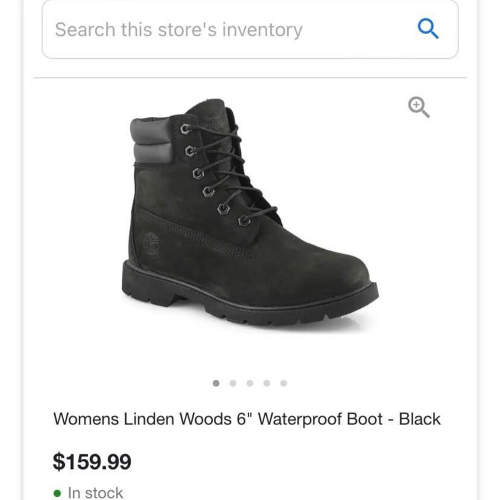 Timberland Waterproof Boot - Black, Size 6 Unisex, EUC (only worn a few times)
